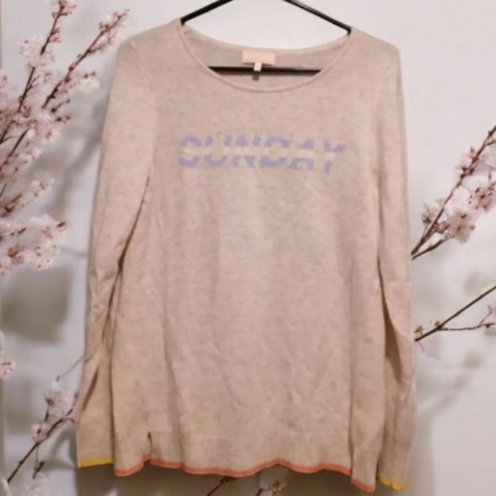 Mettlers 100% Cashmere Sunday Womans Sweater size Medium